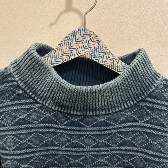 NWT Jones NY Mock Neck Sweater 3X indigo wash blue plus size - Picture 5 of 11